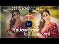 Cinematic Yellow tone in Lightroom mobile| Lightroom mobile yellow tone photo editing|photo editing|