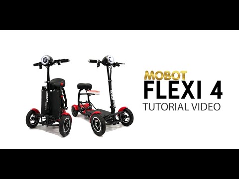 fortov diakritisk vision MOBOT FLEXI 4 mobility scooter - Folding and Unfolding | Tutorial - YouTube