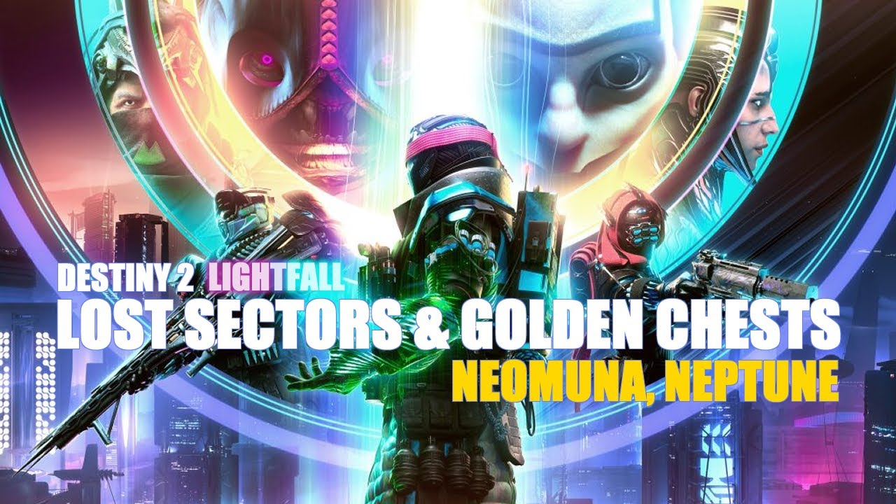 NEOMUNA, Neptune ALL Golden Chests & Lost Sectors | Destiny 2