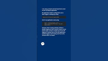 How can I disable logging while running unit tests in Python Django? #shorts