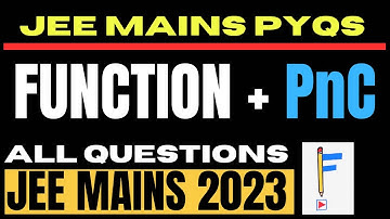 Function + PnC | Number of Functions (Mapping) | JEE MAINS 2023 PYQs | Revision | JEE 2025