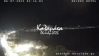 ⛵ 06-July-2025, Κάμερα Παραλία Καλαμάτας Timelapse, Timelapses.gr 🇬🇷