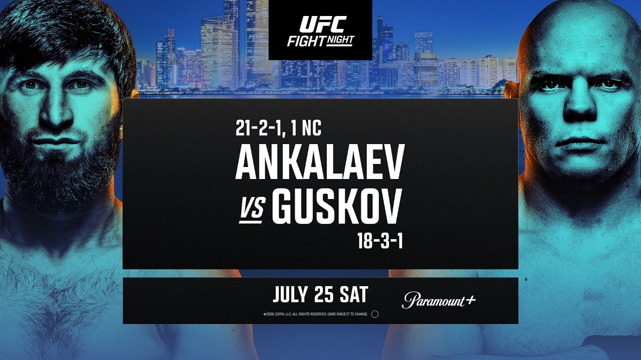 UFC Fight Night: Ankalaev vs Guskov - Live Stream, Fight Card, Start Time & How to Watch