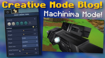 Hytale Creative Mode Overview! Machinima Mode! Custom Brushes, Model Swaps + More!