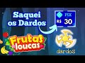 Frutas loucas saquei r 3000 do saldo dos dardos veja como ganhar e render e render os dardos