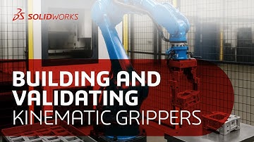 Building and Validating Kinematic Grippers in SOLIDWORKS Robot Programmer
