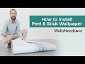 How to Install Peel & Stick Wallpaper The Easy Way