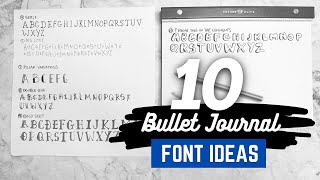 10 Must-Try Bullet Journal Fonts to Elevate Your Aesthetic ✍️✨