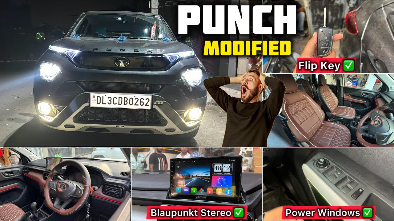 Tata Punch Pure Base To Top Model Modification With Price Tata Punch ...