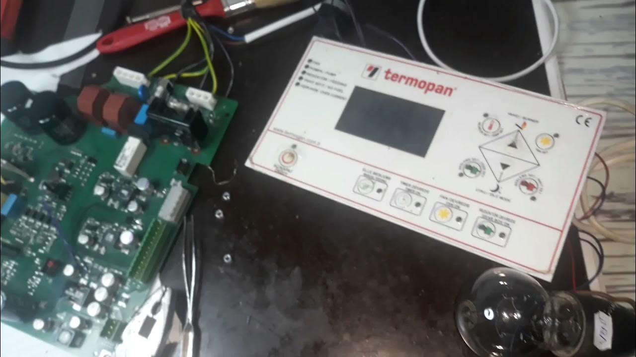 How to repair the heating boiler on Thermopan pellets (Turkey) YouTube