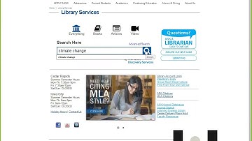 How to Find a Print Book in the Kirkwood Library Catalog