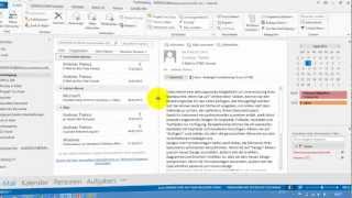 Outlook 2013 - Kalender und Termine in der Aufgabenleiste - Kalender - Teil 21