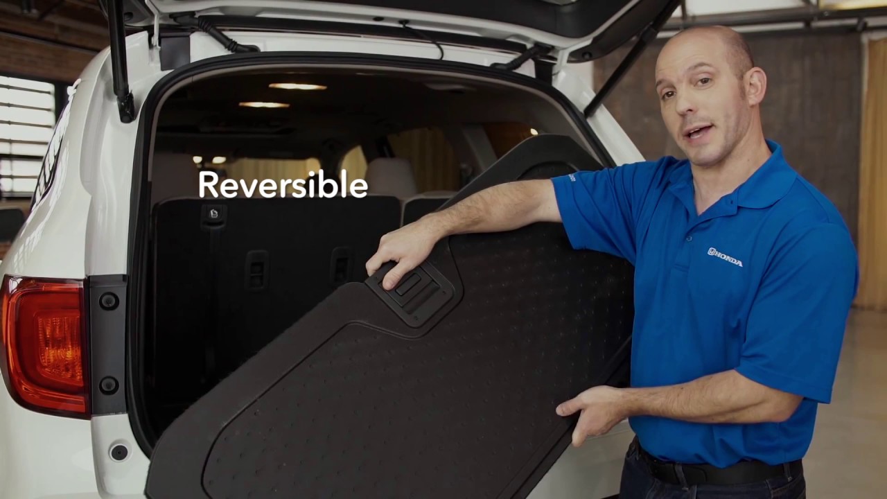 2017 Honda Pilot Tips & Tricks Reversible Trunk YouTube