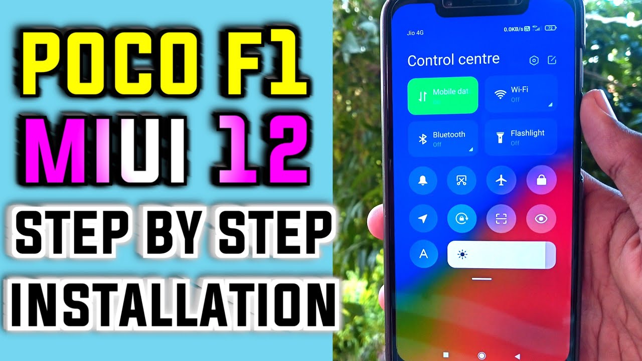 Poco F1 Install Official MIUI 12 Stable Update