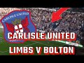 CARLISLE UNITED FANS CHANTS AND LIMBS V BOLTON