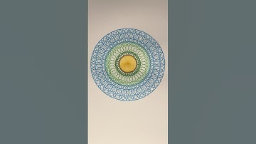 Amazing Spirograph #spirograph #satisfying #viral #art #spirographity #shorts #usa #howtodraw