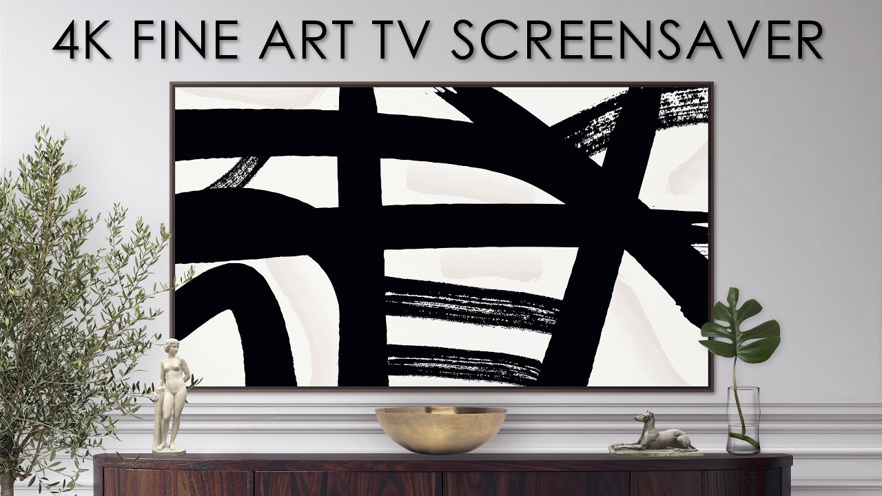 TV Art Screensaver Modern Art Line Art Vintage Art TV Background