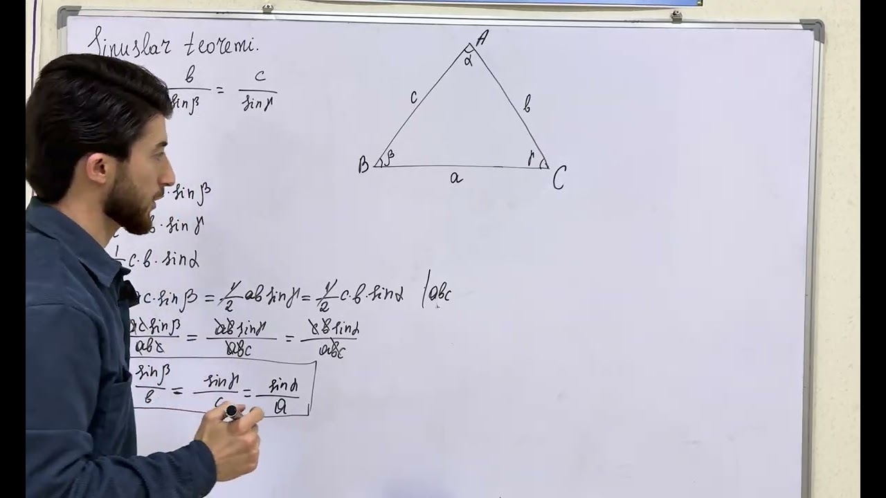 Sinuslar teoreminin 2 fərqli isbatı🤩