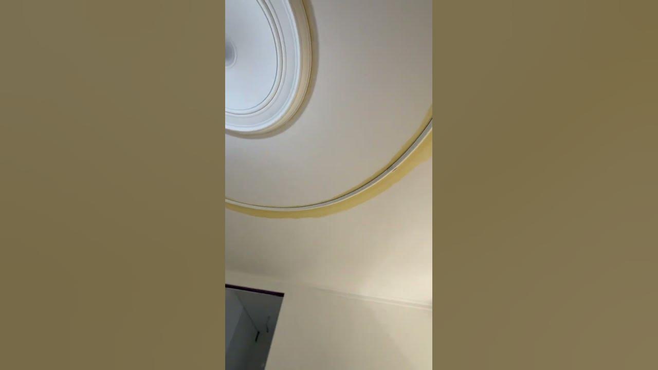 Гибкий молдинг на потолке #ремонтквартир - YouTube