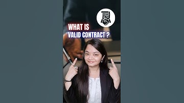 What is Valid Legal contract? #contractdrafting #legalcontracts