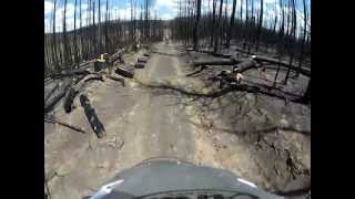 forest fire devastation on r1200gsmp4