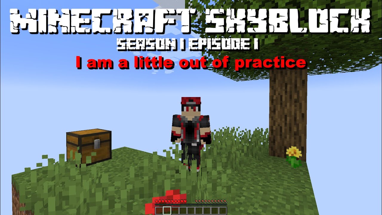 Minecraft Skyblock Season 1 Episode 1 - YouTube