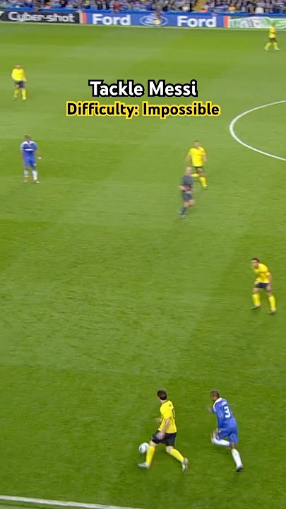 You can’t tackle Messi ❌