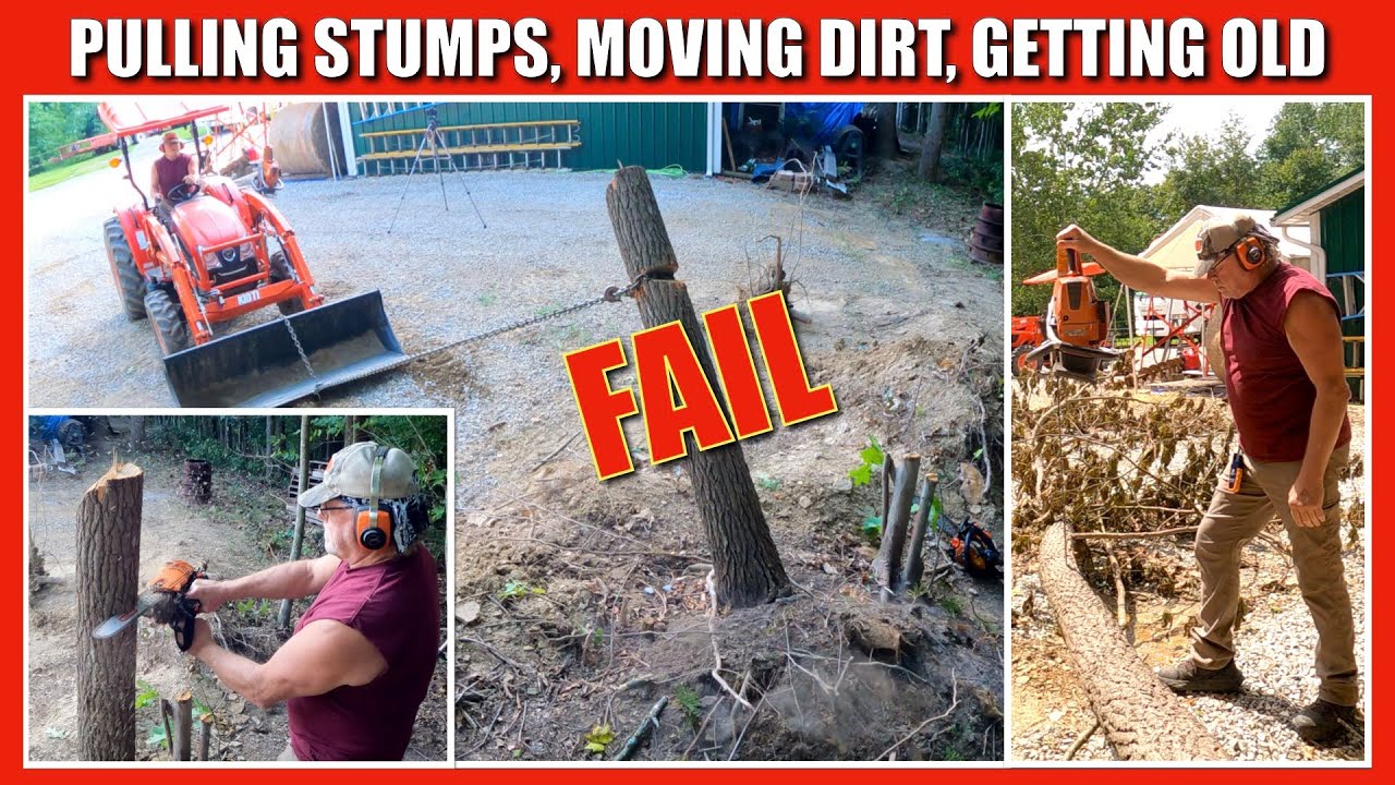 I'm Building A Pole Barn - Plus How NOT to Pull Stumps Out of the ...