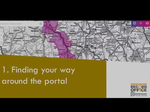 Derbyshire Heritage Mapping Portal guide