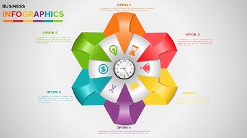 Education hexagon infographic/PowerPoint