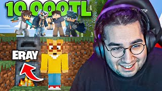 BENİ YAKALAYANA 10.000 TL ÖDÜL ! | EKİP İLE MANHUNT MİNECRAFT