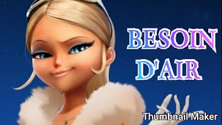 MUSIC 🎤LOU/BESOIN D'AIR VERSIÓN MIRACULOUS CHLOE BOURGEOIE/Miraculous tv Resimi