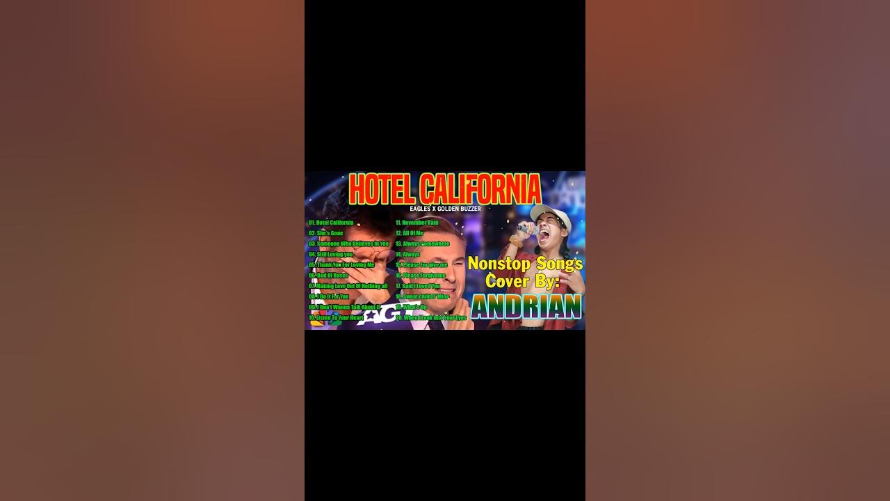 "HOTEL CALIFORNIA" Nonstop Songs by Andrian 💥 Andrian Playlist 2024