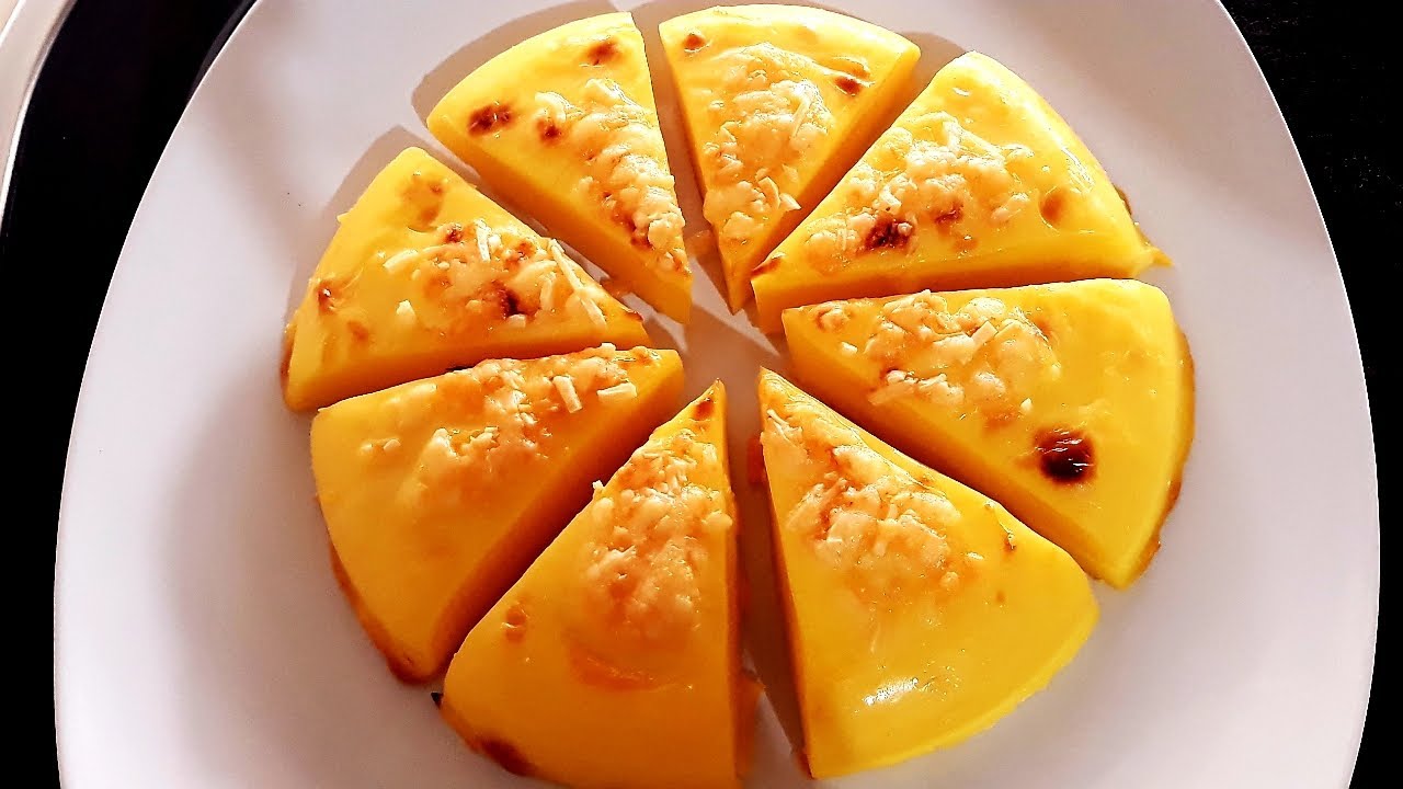 Está de MODA Baked Milk Cheese Budding en ESPAÑOL pudín de leche y queso INCREIBLEMENTE DELICIOSO