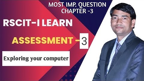 RSCIT i-Learn Assessment- 3 Most Questions and Answers in Hindi For RSCIT, #RSCIT ILEARN ASSESSMENT