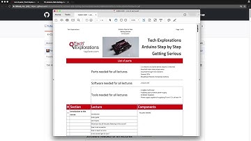 Arduino SbS Getting Serious - List of parts