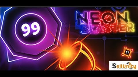 Neon Blaster – Complete game template for Unity3D - sellunitycode.com