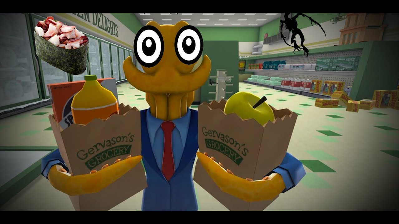 Octodad Dadliest Catch [Full Walkthrough] Part 2 Worst Grocery Store