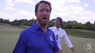 El Pres Frankie And Fore Play At Kyle Rudolphs Golf Tournament