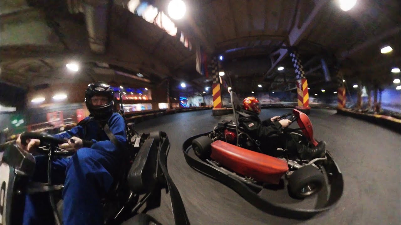 Первый раз на картинге 😝