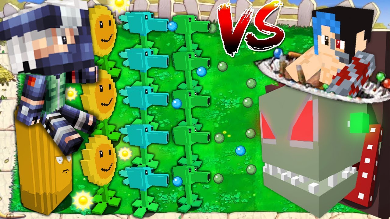 ماين كرافت : حرب النباتات ضد الزومبي 🌻vs🧟 مع 