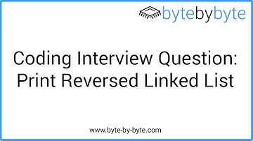 Interview Question: Print Reversed Linked List