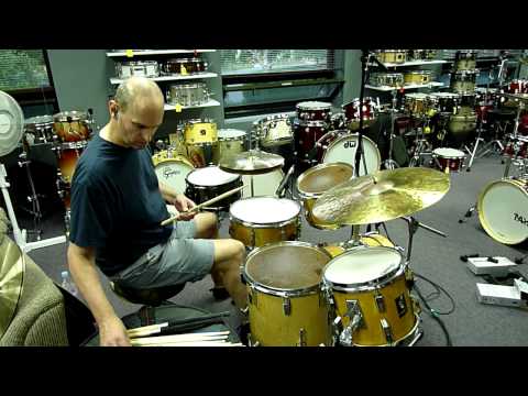 Jerome Deupree Plays His Sonor Drums & Paiste Cymbals - Part 3
