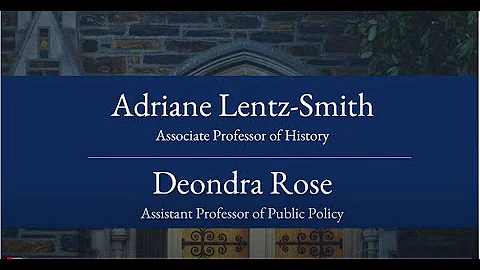 Best & Brightest: Adriane Lentz-Smith and Deondra ...
