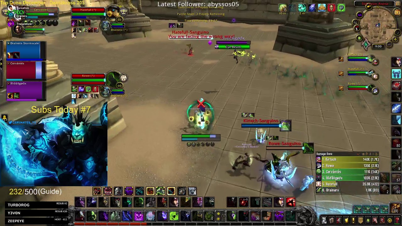 Shadowlands Rated 3v3 - DH DK RSHAM VS Turbo