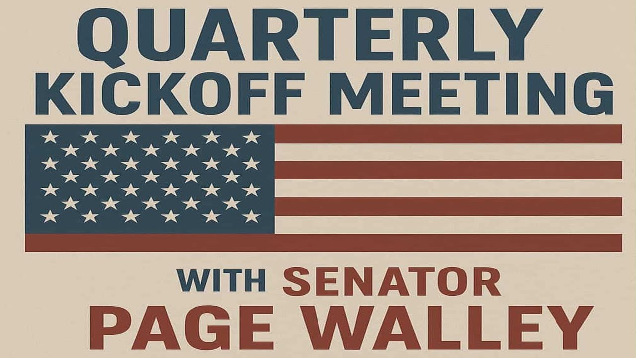 Page Walley Quarterly Kickoff Meeting November 10th 6pm. @ Dads Pizza in Waynesboro TN