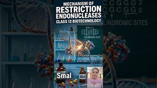 Restriction endonucleases #shortsfeed #class12biotechnology #biotechnology #recombinantdnatechnology
