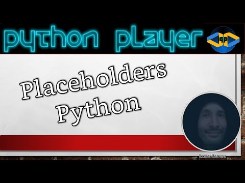 PYTHON PARA NOVATOS :: V08 - Placeholders