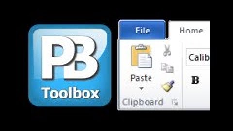 PBToolbox Powerbuilder Ribbon demonstration