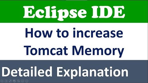 How to Increase Apache Tomcat Heap Size (JVM Heap) in Eclipse IDE | How to increase Tomcat Memory